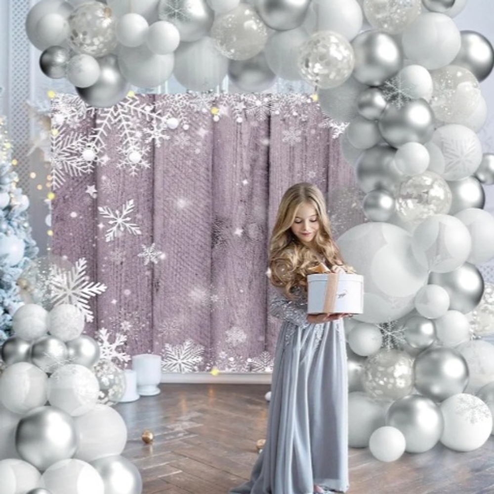 Balloon Arch Silver Party Supply